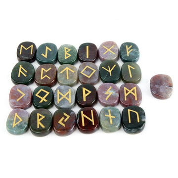 Crystal Oval Rune 24pcs Set